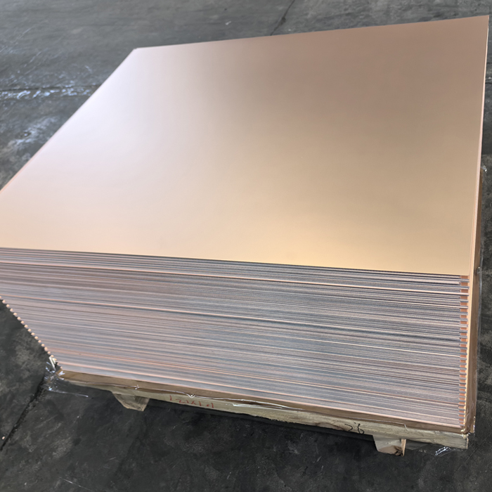 0.7mm 15/00 1.0W/M.K 1*1.2M Sheet Aluminum Based Copper Clad Laminate Sheet CCL For LED PCB Board Insulated Metal Substrates