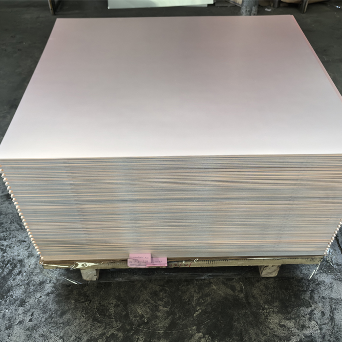 0.8mm Aluminum Based Copper Clad Laminate CCL Cu18 1.0W/m.K 1*1.2M Sheet For LED PCB Board Insulated Metal Substrates